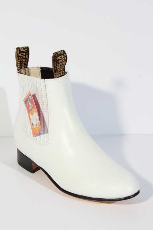 BOTIN CHARRO PIEL BLANCO EL BESSERRO