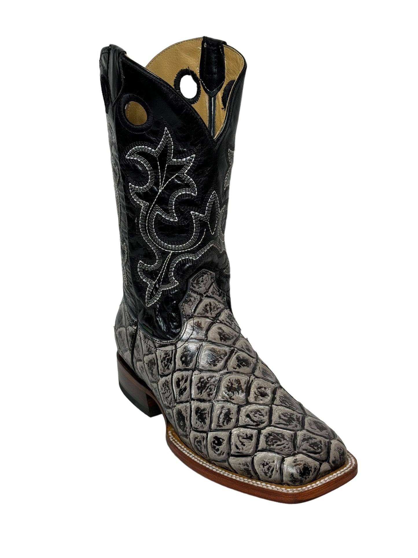 MENS PIRARUCO PRINT LEATHER SOLE- G30