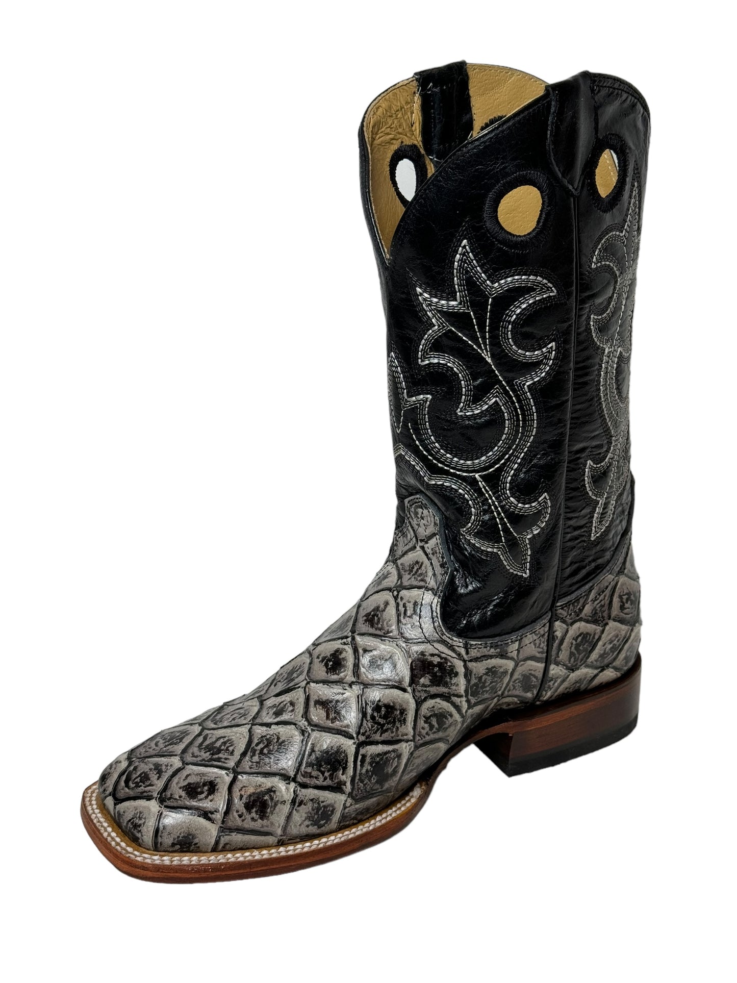 MENS PIRARUCO PRINT LEATHER SOLE- G30