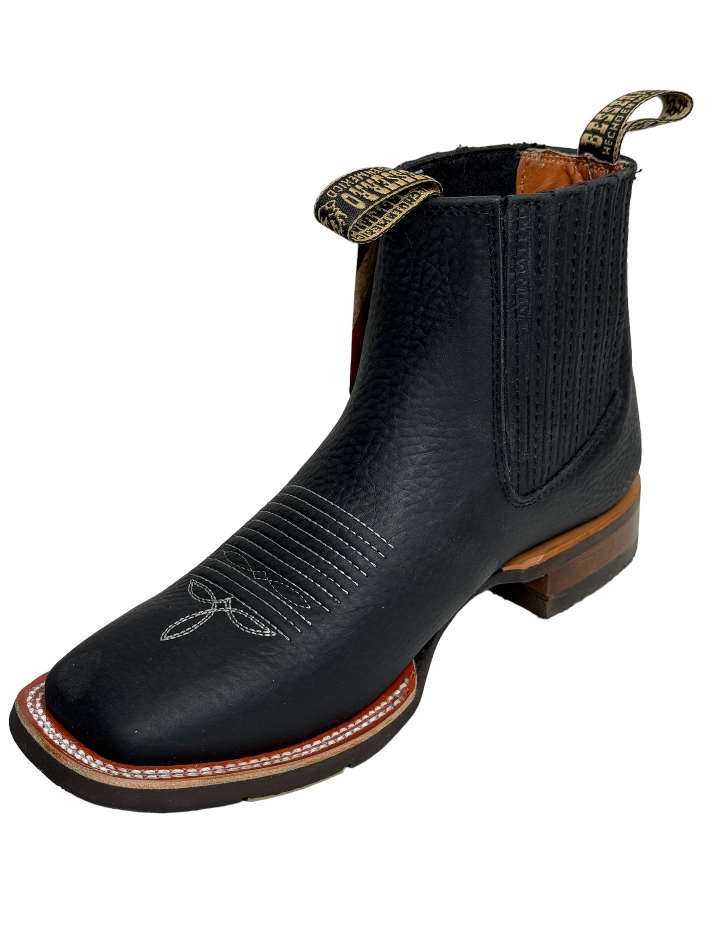 MENS BOTIN EL BESSERRO IN RHINO BLACK RUBBER SOLE- 6366